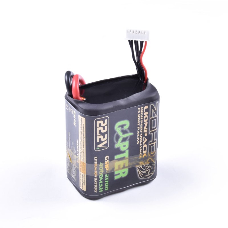 Литий-ионный аккумулятор ZOHD Lionpack Copter 21700 6S1P 4000mAh 22.2V фото 4