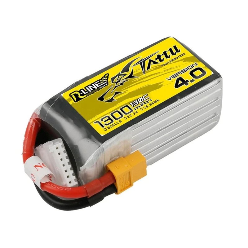 Литий-полимерный аккумулятор Tattu R-Line Version 4.0 1300mAh 6S1P 130C