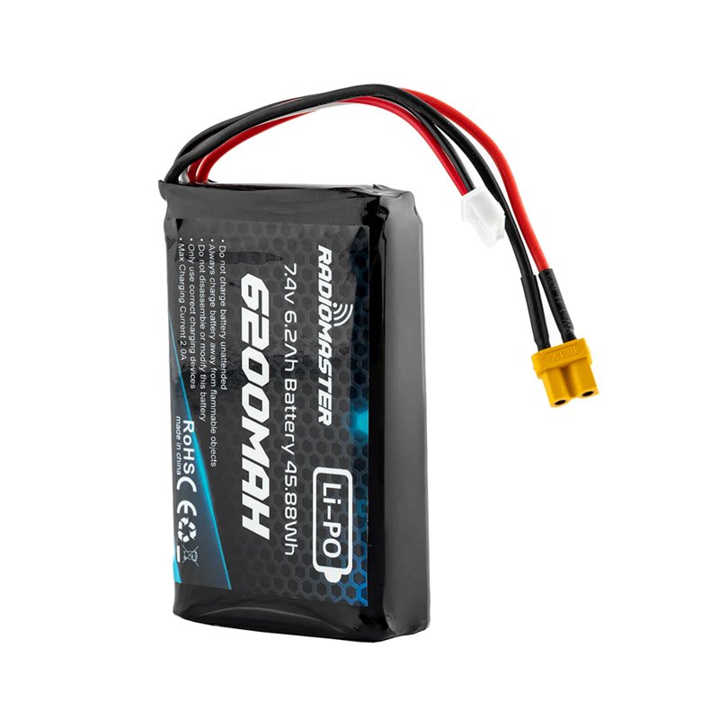 Аккумулятор Radiomaster 2S 7.4V LiPo 6200mAh для Boxer/TX16S