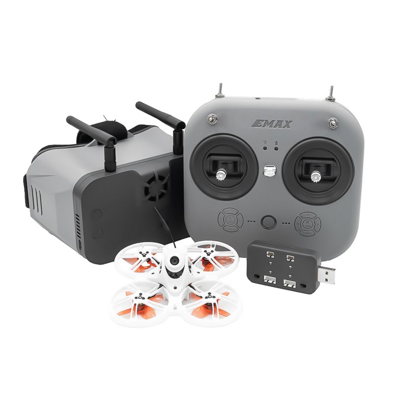 Комплект FPV-квадрокоптера EMAX TinyHawk III Plus RTF с очками и пультом