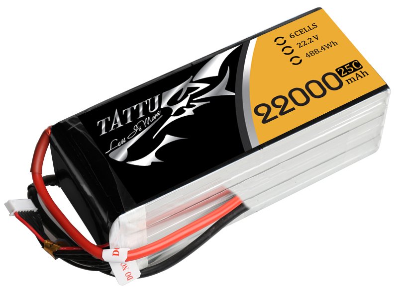 Литий-полимерный аккумулятор TATTU 22000 мА·ч 6s 25c AS150