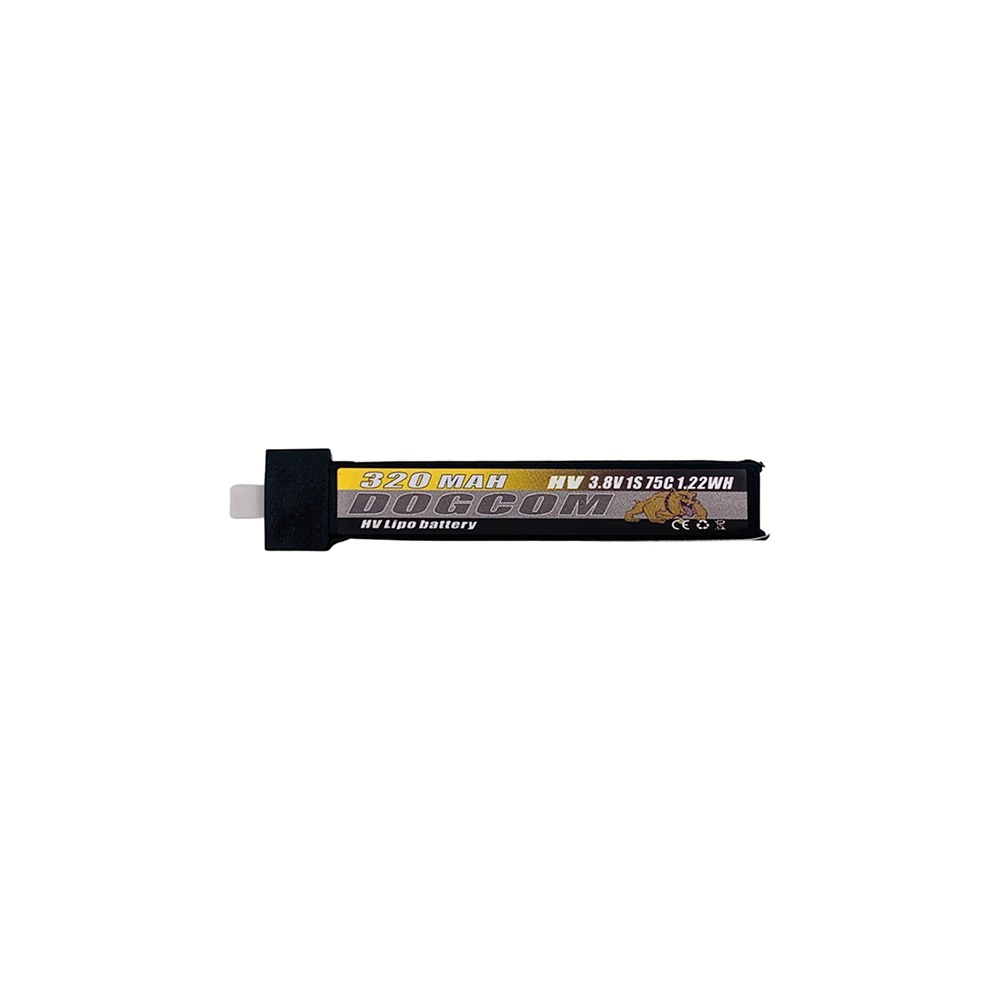 DOGCOM 3.8V 1S 320mAh 75C LiHV Battery w/ Plastic Head - BT2.0 — аккумуляторная батарея