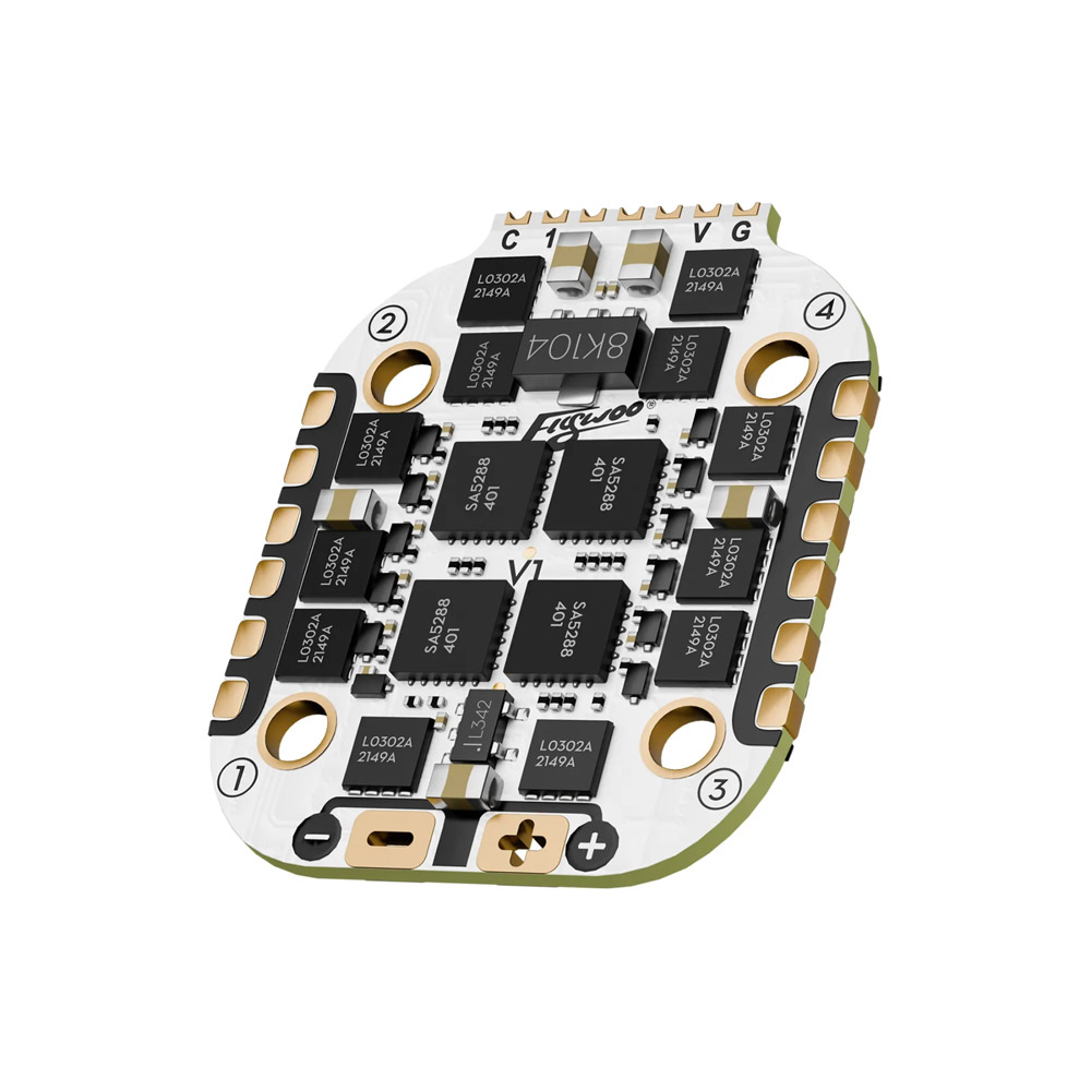 Flywoo GOKU QUAD V3 35A 2-4S 4-in-1 BLHeli_S ESC - 16x16 — электронный регулятор скорости
