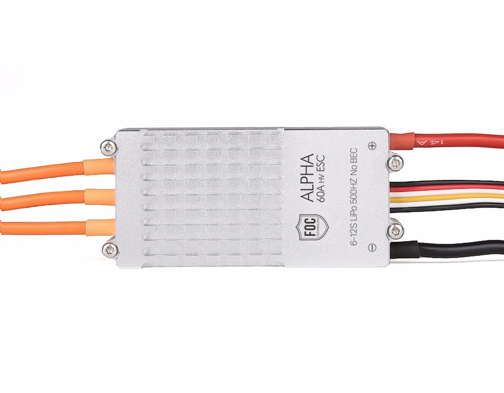 Регулятор оборотов ALPHA 60A 12S V1.2 FOC ESC for Aerial Photography Drone