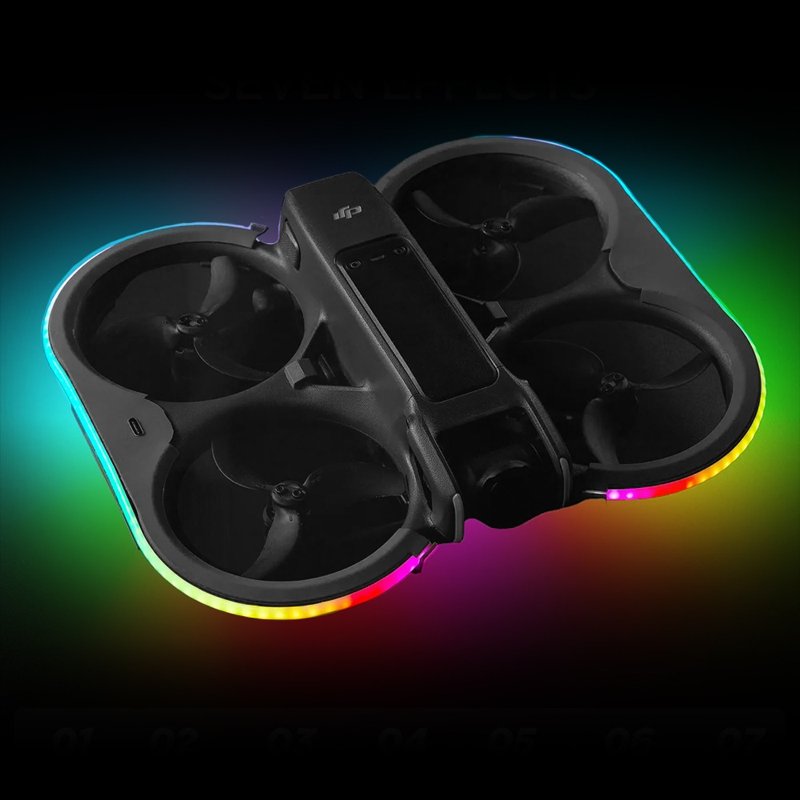 Защита пропеллеров со светодиодами VIFLY LED Duct Guards для DJI Avata 2 фото 2