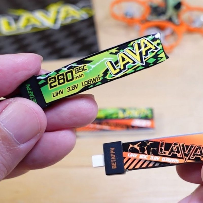 Аккумуляторы BETAFPV LAVA II 680mAh 1S 95C LiHV BT2.0, 4 шт. фото 4