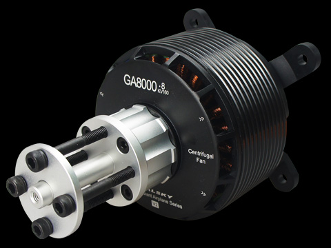 Двигатель GA8000 Giant Airplane motor, 80CC-120CC class — GA8000