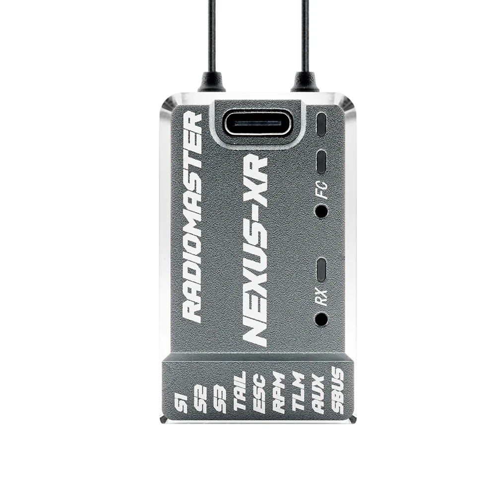 Приёмник NEXUS-XR Control System Integrated 2.4GHz ExpressLRS Receiver — Grey / FCC