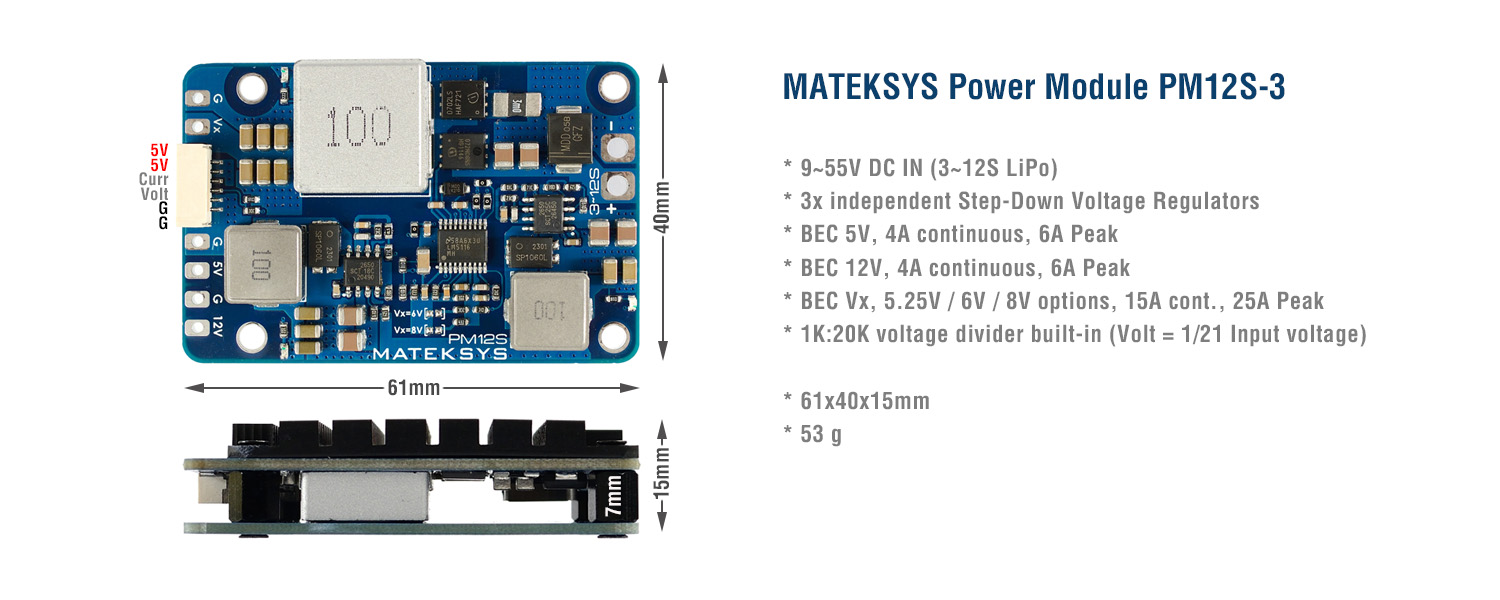 Модуль питания Power Module PM12S-3