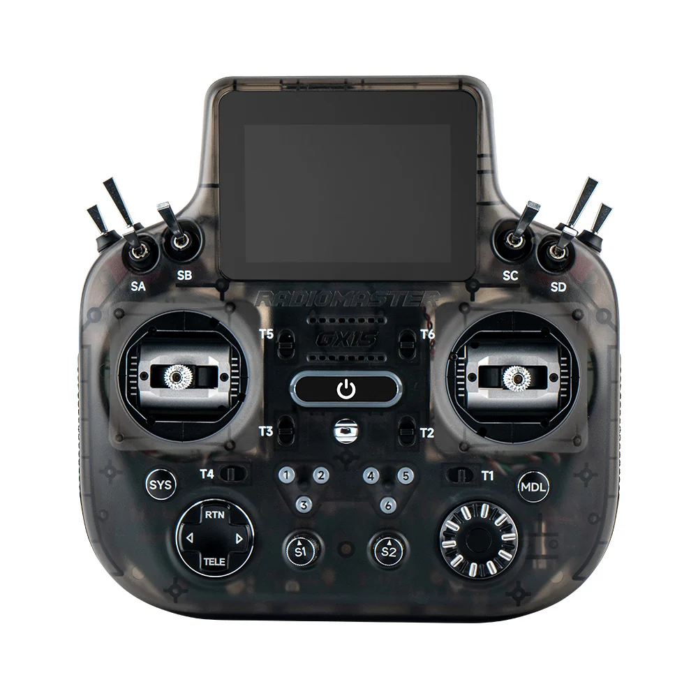 Пульт управления GX15 MAX Radio Controller — LBT / ELRS / Transparent Charcoal