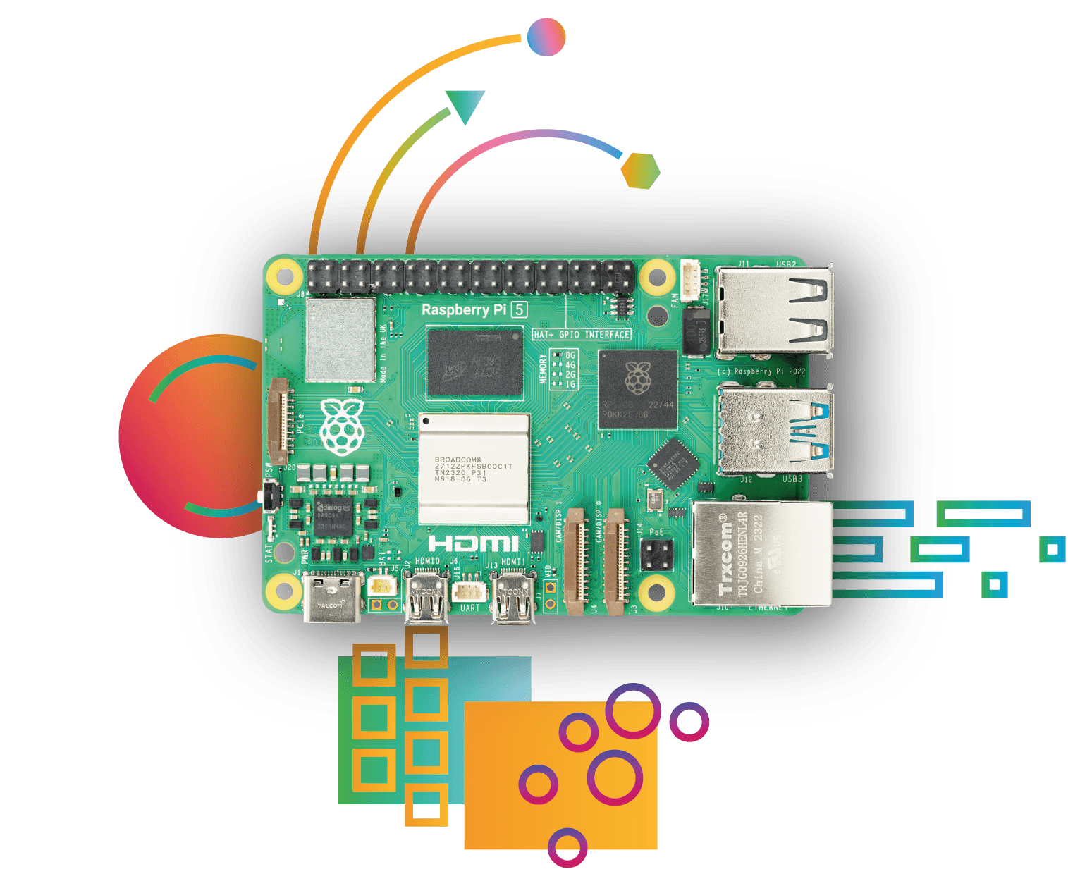 Микрокомпьютер Raspberry Pi 5 (SC1400)