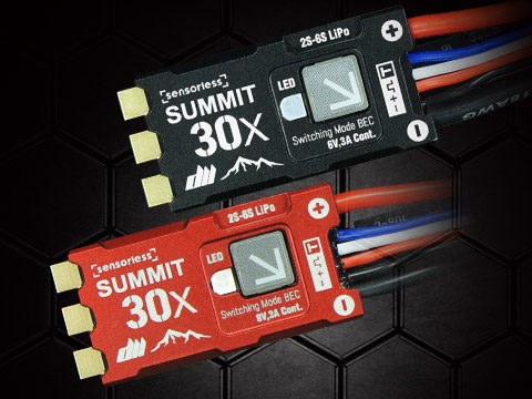 Регулятор оборотов SUMMIT 30X 30A Brushless Speed Controller for Gliders — SUMMIT 30X
