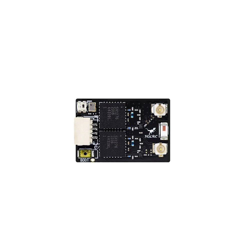 Приёмник управления HGLRC Gemini ELRS 2.4GHz RX Dual Receiver фото 2