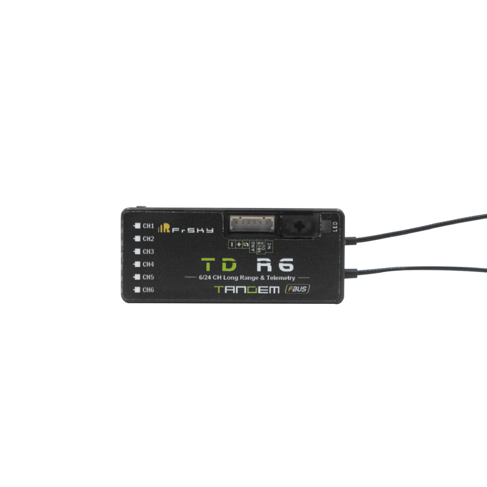 Приёмник управления Frsky TD R6 2.4GHz/900MHz Dual Receiver фото 2