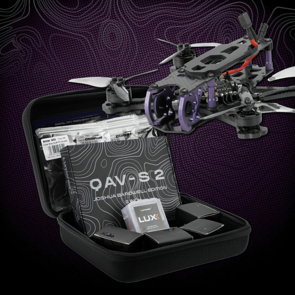 Beginner DIY FPV Drone Kit - QAV-S 2 Sub-250 Joshua Bardwell SE 3” - HD Ready — рамы фото 9