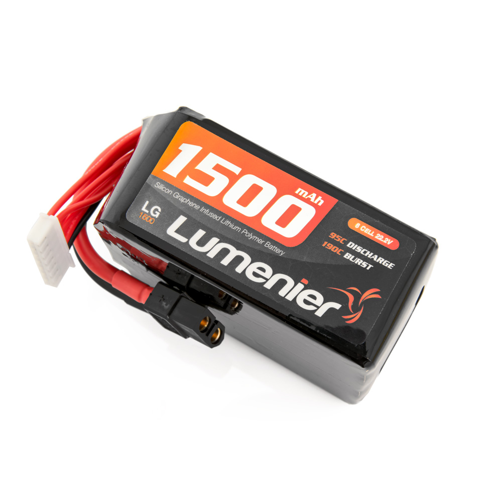 Литий-полимерный аккумулятор Lumenier Silicon Graphene 1500 мА·ч 6s 95c