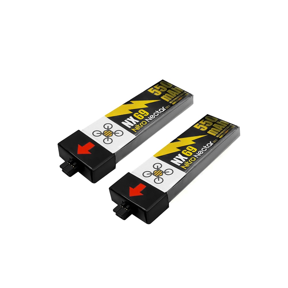 Аккумуляторы NewBeeDrone Nitro Nectar 550mAh 1S 80C HV LiPo NX69, 2 шт.