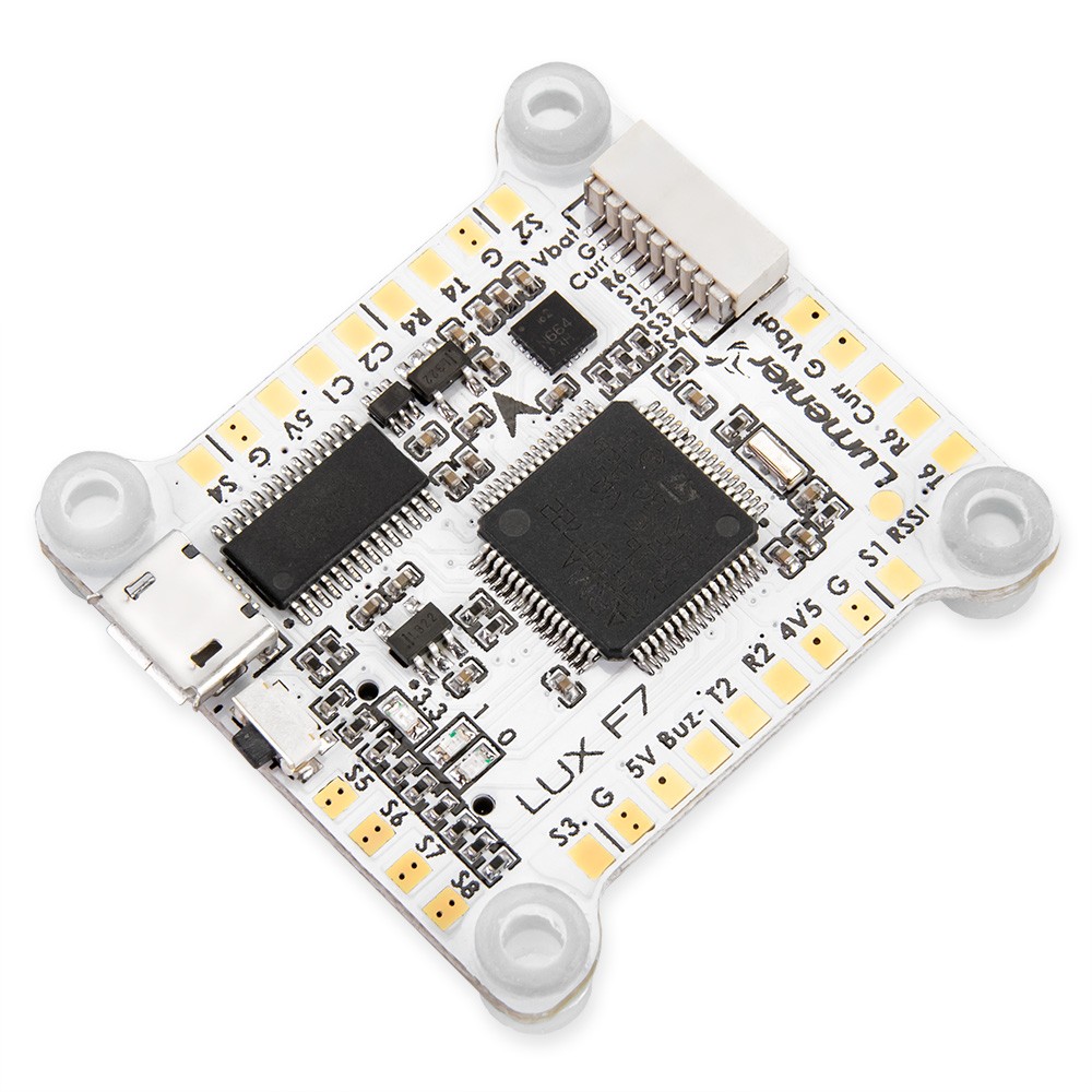 Комплект полётного контроллера и ESC Lumenier LUX F7 Ultimate + Razor LED 55A Bundle (F7 FC, 55A 2-6S BLHeli_32 ESC) фото 5