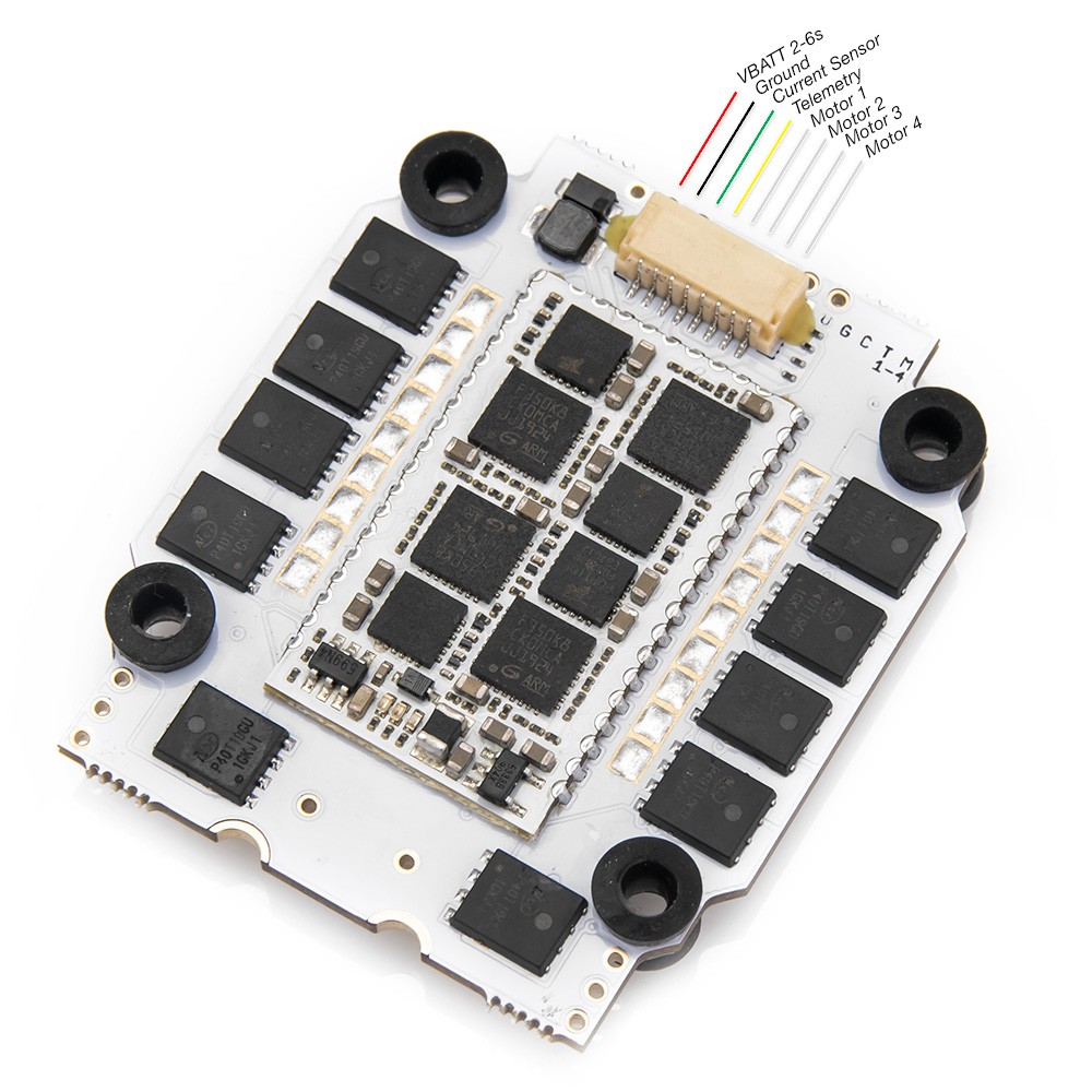 Комплект полётного контроллера и ESC Lumenier LUX F7 Ultimate + Razor LED 55A Bundle (F7 FC, 55A 2-6S BLHeli_32 ESC) фото 6