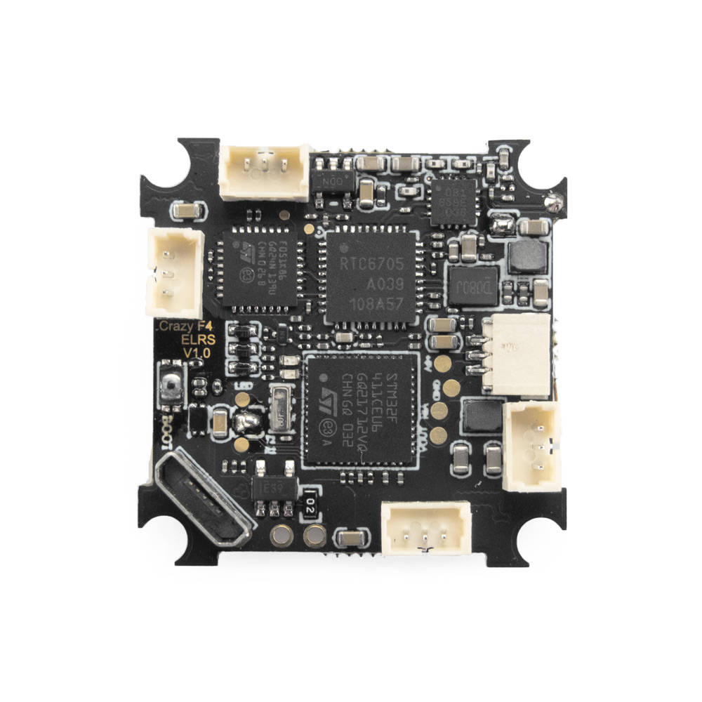 Полётный контроллер Happymodel ExpressLRS CrazyF4 5A 5-in-1 AIO FC w/ Built-in 900MHz Rx фото 3