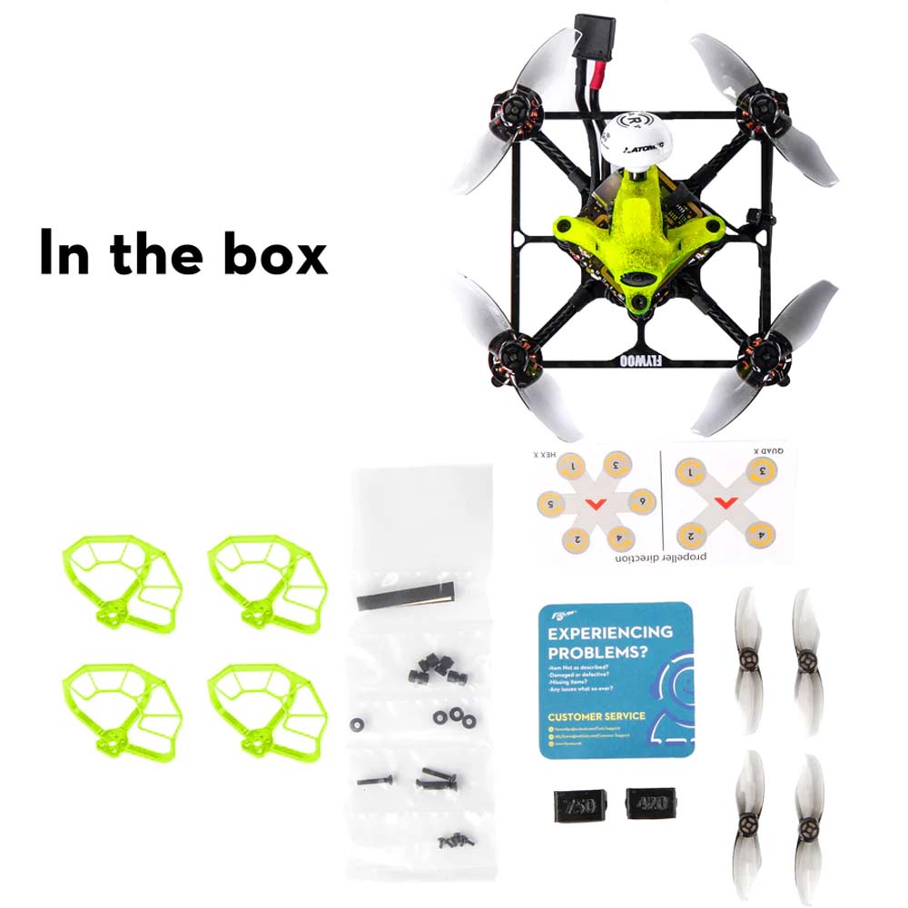 Дрон в сборе Flywoo Firefly Nano Baby 20 2S Micro Quadcopter BNF w/ Caddx Naked Polar Nano фото 7