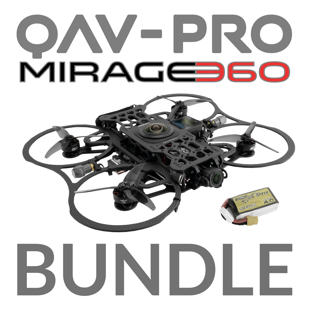 Дрон в сборе Lumenier QAV-PRO Mirage 360 4” Cinequads Edition RTF Bundle