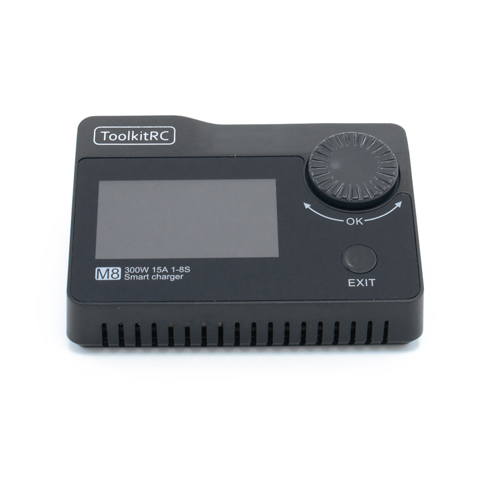 Зарядное устройство ToolkitRC M8 300W 15A Charger, Cell Checker, Servo Tester