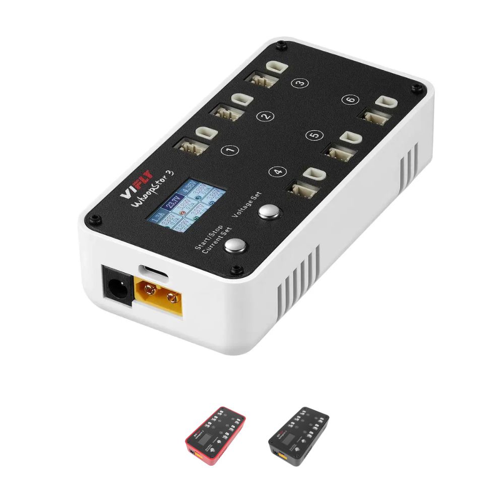 Зарядное устройство VIFLY WhoopStor V3 6-Port 1S LiHV/LiPo Battery Charger