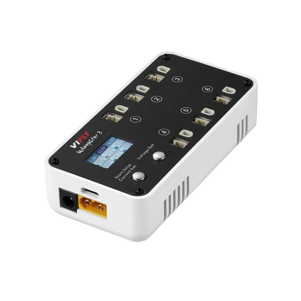 Зарядное устройство VIFLY WhoopStor V3 6-Port 1S LiHV/LiPo Battery Charger фото 2