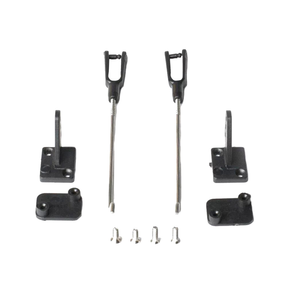 Набор деталей управления и крепежа SonicModell Mini AR. Wing 600mm Hardware Set (Control Horn, Pushrod and Screws)