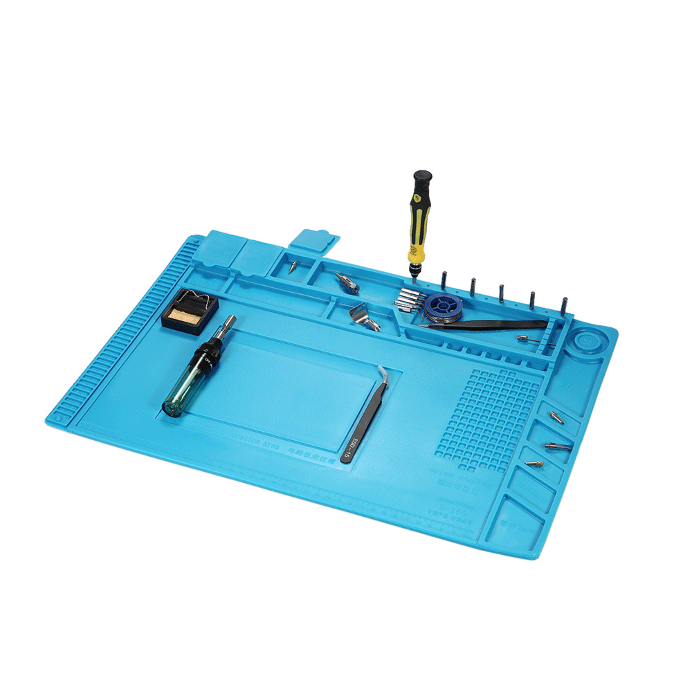 Коврик Kaisi S-160 Heat Resistant Silicone Magnetic Soldering Work Mat фото 3