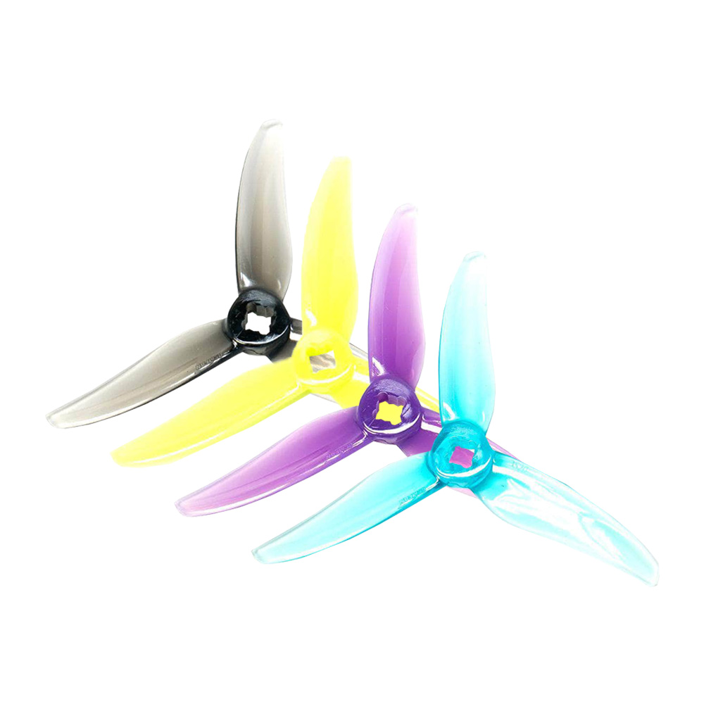 Пропеллеры (комплект) Gemfan Hurricane 3520 Durable 3-Blade Propeller (Set of 4) - 5mm