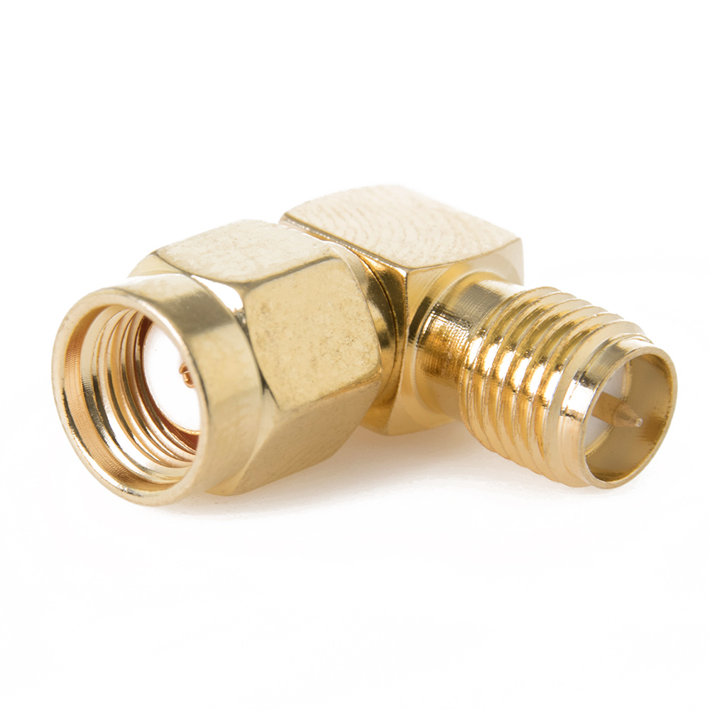 Переходник RP SMA 90 Degree Male to RP SMA Female Adapter