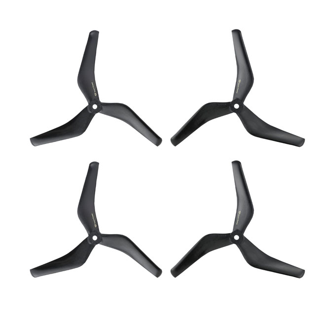 Пропеллеры (комплект) Azure Power 6145 Carbon Fiber BSP - Big Smooth Props (Set of 4 - Black)