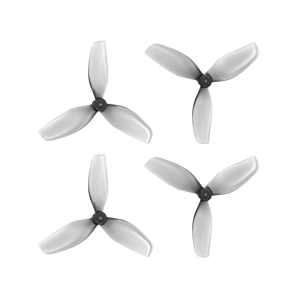 Пропеллеры (комплект) HQProp 40mm Ultralight 3-Blade Propeller (Set of 4) - 1mm - Gray